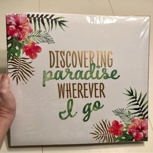 PARADISE THEMED SCRAPBOOK NEW